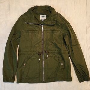Old Navy Army Green Light Coat Sz S